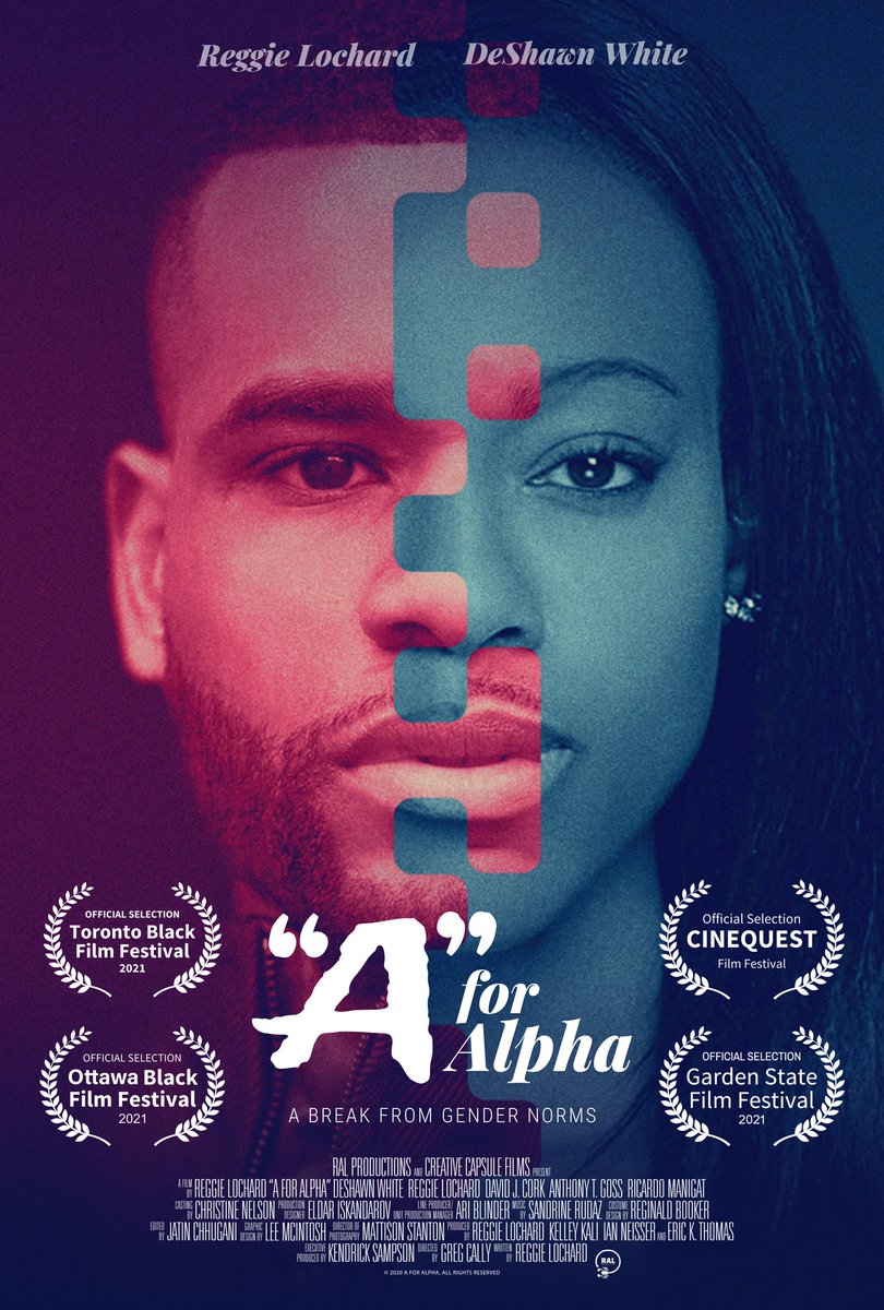 ReggieLochard's tweet image. So thankful and Excited to be Screening at these festivals this week @GardenStateFilm / @Cinequest / @OttawaBlackFilm  - Thank You for selecting #AForAlphaFilm &amp;amp; supporting Filmmakers during this Pandemic.