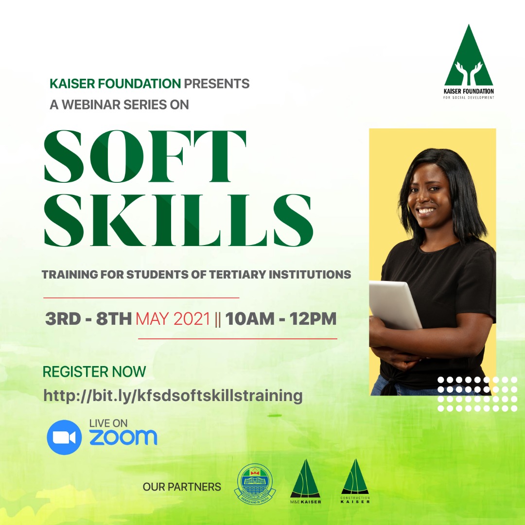kaiser_Fsd's tweet photo. @TundeTASH I totally agree with @TundeTASH we have young professionals and Undergraduates these courses/Topics for FREE during our Softskills Training and we have one coming up between 3rd-8th of May.
Click on the link on our bio, or copy the link on the flier to register https://t.co/prxJfz45oN