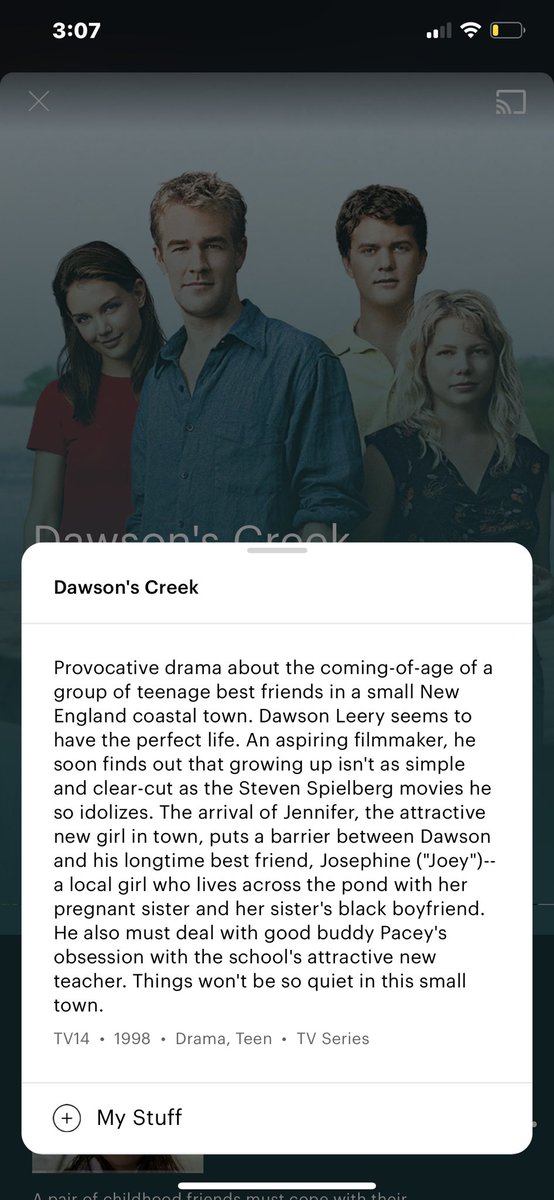 JavaeMusic's tweet photo. @hulu when are y’all going to change this description? I’ve been writing and calling y’all for weeks “black boyfriend”?! https://t.co/bsaGyCWwgA
