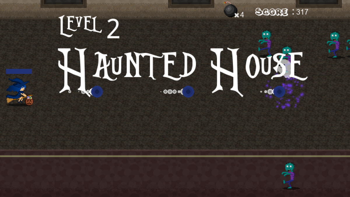 KahmannGaming's tweet photo. Here is one of the cosmetic updates I made tonight for Witch 'n' Ghouls. First picture is after and the other one is before.

#GamesForFun #WitchNGhouls #KahmannGaming #IndieDev #GameDev #PixelArt https://t.co/cyB1guqLew