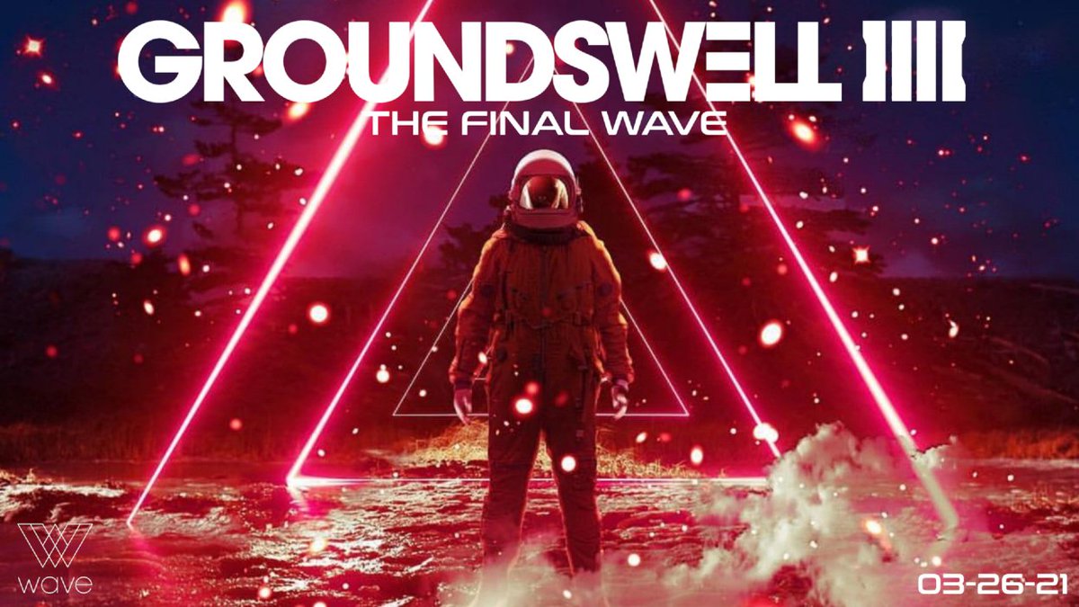 beat_syn's tweet photo. Beat Syndicate DJ's present:
GROUNDSWELL IV: The Final Wave
3-Day Virtual Music Festival
Join us this Fri, Sat & Sun @TheWaveXR for the last Wave festival ever. Let's make it one to remember!
#VR #musicFestival #virtualRealilty https://t.co/7KJfuMZxB8