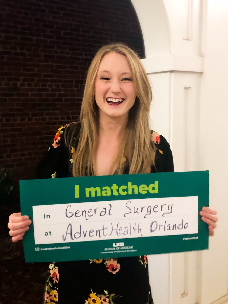 Very excited to share that my next step in chasing some big dreams in surgery is taking me to AdventHealth Orlando! I wouldn’t be at this point without the help of so many &amp; I can’t say thank you enough #GenSurgMatch2021 #ILookLikeASurgeon