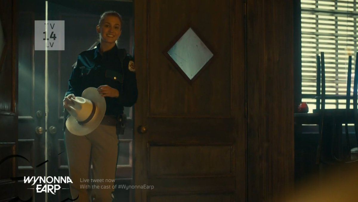 Her very first line..."I didn't know Shorty's had a wet t-shirt competitions."  #WynonnaEarp  #BringWynonnaHome