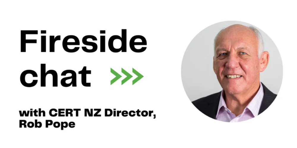 NZRise is hosting a fireside chat with CERT NZ Director Rob Pope, facilitated by Miki Szikszai. A good, open, honest discussion about New Zealand’s cyber security resilience at Catalyst IT. ow.ly/1CVV50E6OVY
<a href="/NZRise/">New Zealand Rise</a>
