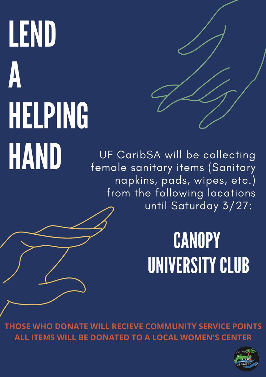 UFCaribsa_'s tweet photo. Items will be collected at select locations until Saturday, March 27th. Join us on in donating these items on Sunday, March 28th at 2PM in University Auditorium🗣‼️

#uf #uf24 #uf23 #uf22 #uf21 

@fcsavibes https://t.co/bqFxNCtm3F