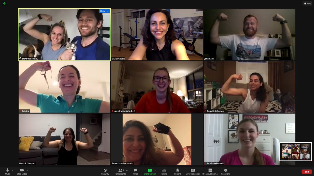 Brentwakefield3's tweet photo. Celebrating a full year of working out 3 to 4 days a week with these folks!!! So proud of the consistency, hard work, and dedication from all of you!!  #westernuniversity #scientistswholift #ldont https://t.co/v1mFExvHHO