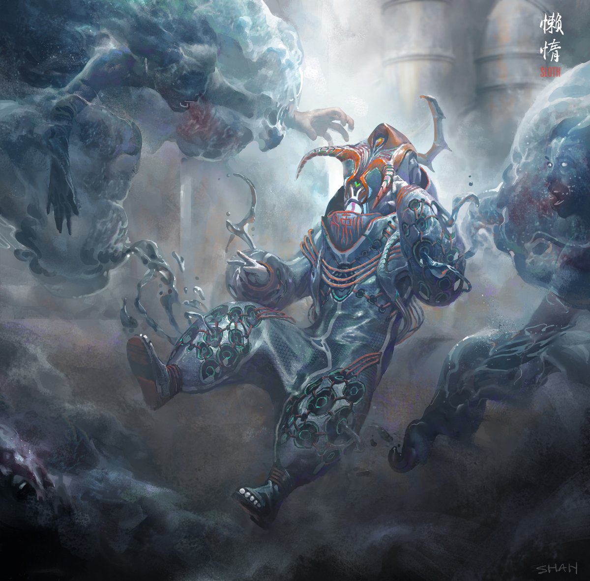 ShanQiao9's tweet photo. Wrath, Greed, Sloth, Gluttony
These pieces are from the Seven Deadly Sins Series in @fm_gallery 's #GenesisBlindBox
Now they are and will be available at @opensea
https://t.co/01XudowpdU https://t.co/DLllId0Ni2