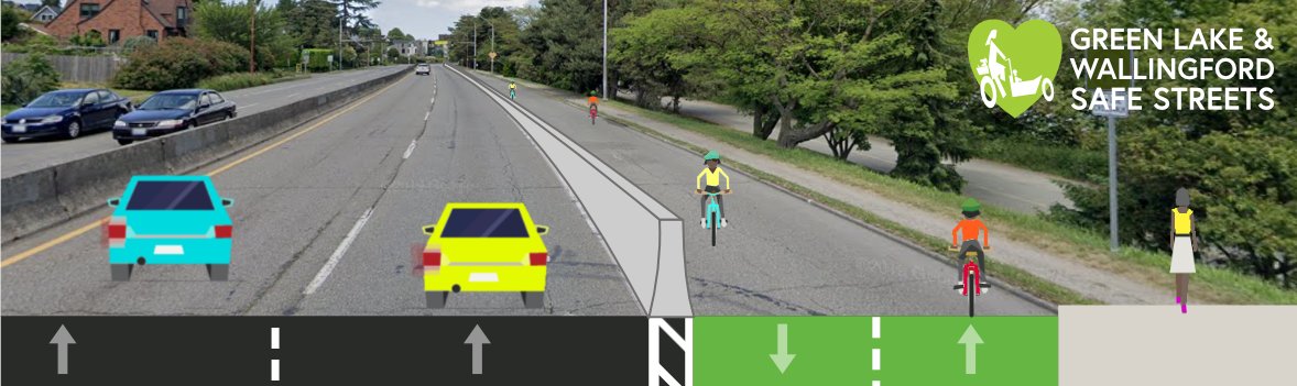 GLWstreets's tweet photo. Let's create a protect path along the westside of Green Lake Park on Aurora.

https://t.co/Jnolji9TND

#SEAbikes https://t.co/48RlaKDJmu