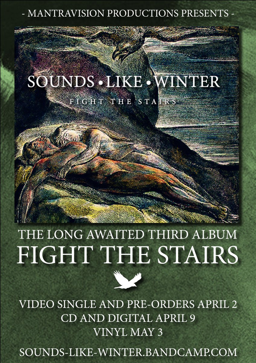 utmmusicgroup's tweet photo. Release dates for the new Sounds Like Winter album announced. Video premiere on https://t.co/7YaEPnS9rJ and preordering on @Bandcamp from 2 April 2021. @SLW_Music, @PostPunkzine #postpunk #darkpunk #deathrock #positivepunk #protogoth #tradgoth #batcave https://t.co/GJFnvEJjIx