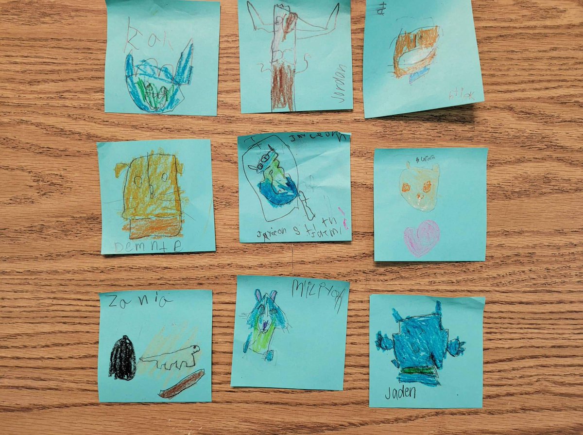 We read this article and were inspired by this man's endeavors. We tried our hand at making our own Picasso post-its. Thanks <a href="/ShepherdShwtpea/">Carol Shepherd</a> for sharing the article with me! <a href="/HopewellSchools/">Hopewell Schools</a> today.com/pets/post-it-p…