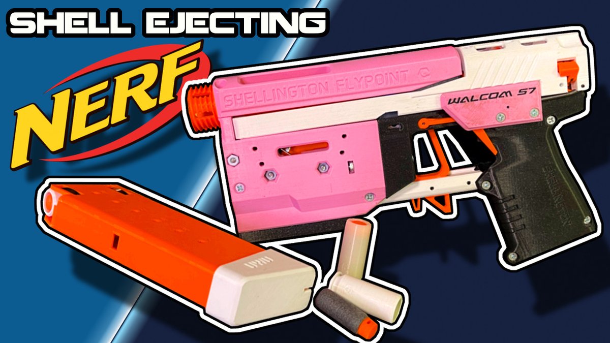 It's things like this which make me love the hobby. A 3D Printed #nerf gun that uses magazines and ejects shells. It's mesmerizing. 

The Flypoint: A Mechanically Realistic NERF Pistol (3D Printed Magazine ... youtu.be/8Z1IkdQ5AeA via <a href="/YouTube/">YouTube</a>