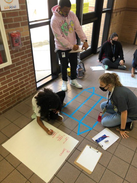 Brookside_IS's tweet photo. Calculating composite figures in math!   So many real life applications here!  We ❤️ math! https://t.co/Ke4LMZ7DEt
