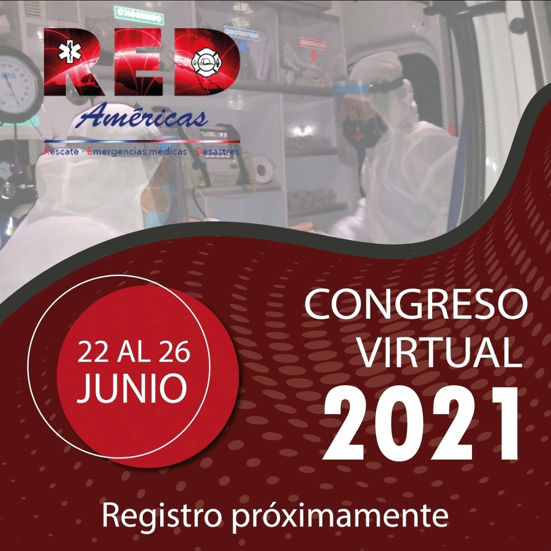 #CongresoRED 2021 VIRTUAL 🧑‍💻 | Inscripciones próximamente.

+ de 60 ponentes y expertos internacionales.
+ de 50 ponencias en las temáticas de #rescate #emergencias y #desastres.

#congresovirtual #REDeventos #REDaméricas2021