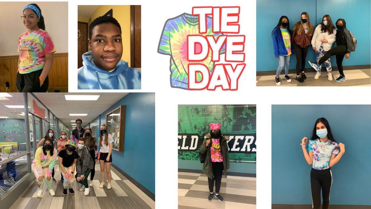 WBHSLeadership's tweet photo. Tie-Dye Tuesday! #WBWinterfestWeek https://t.co/zBD3MyLL9x