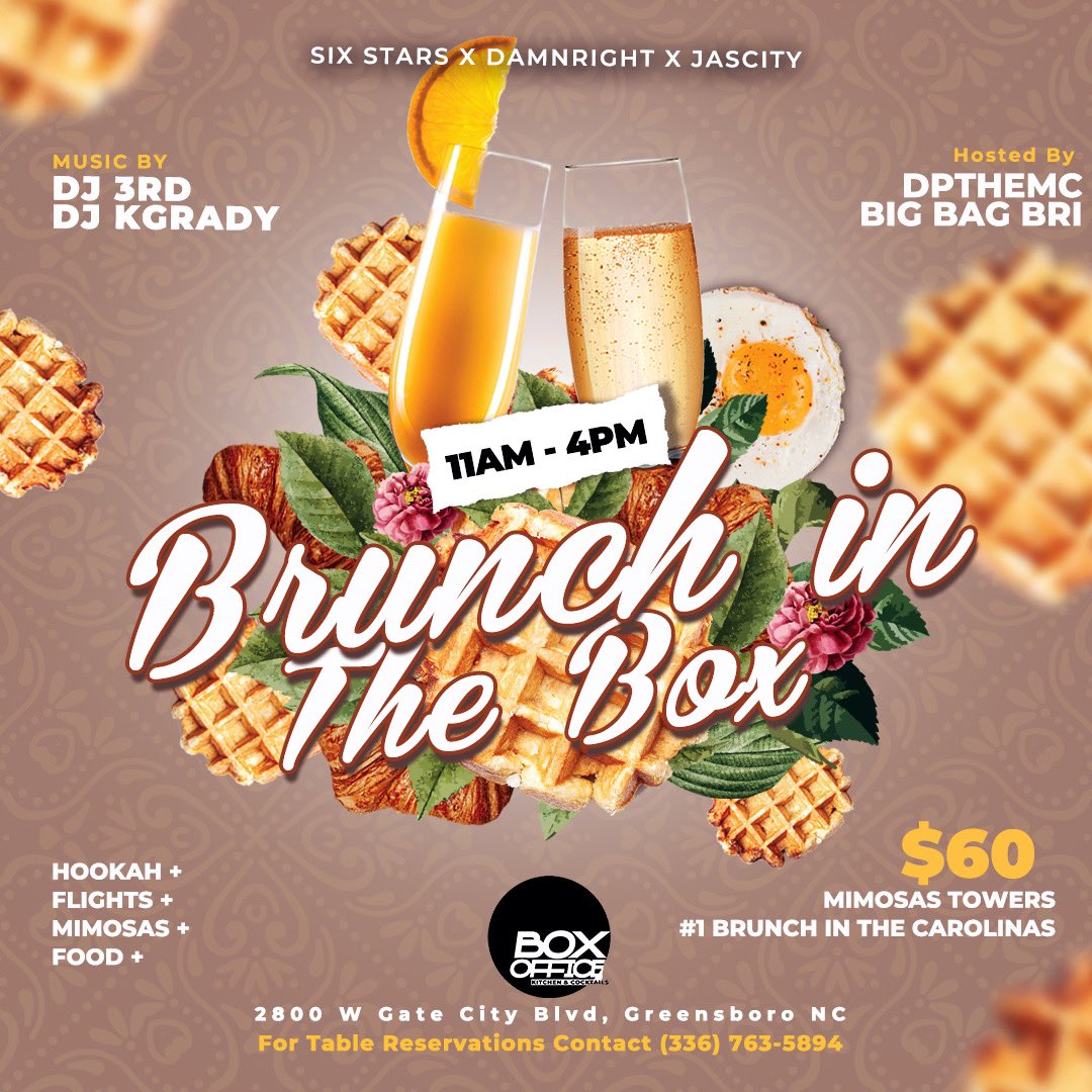 DJKGRADY_JC's tweet photo. WE OUTSIDEEEEEE.....Triad moves this week where I’m spinning at
Wed: WCW @ One17 (10pm-2am)
Fri: TGIF @ One17 (10pm-2am)
Sat: BOOZY BRUNCH @ Box Office (11am-4pm)
Sat: Fat Tuesdays (9pm-1am)
Sun: 🌚👀
#InGradyWeTrust x #Jascity 💎 https://t.co/s4vFE9jpPy