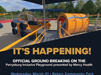 Ryan_Wichman's tweet photo. So excited to announce that next Wednesday we break ground on the Perrysburg Inclusive Playground presented by Mercy Health. 

Finally a play space where kids of all abilities will be able to play side by side with their peers. Learn more: https://t.co/GOr4SkYsDp https://t.co/iCJyQJavZN