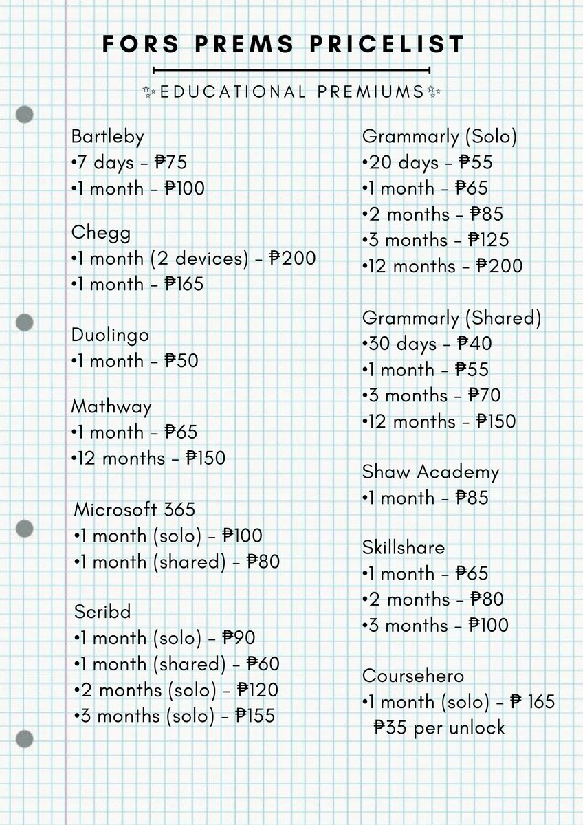 Lschrstn's tweet photo. Educational Premium Accounts! https://t.co/uWIZzD7xj0