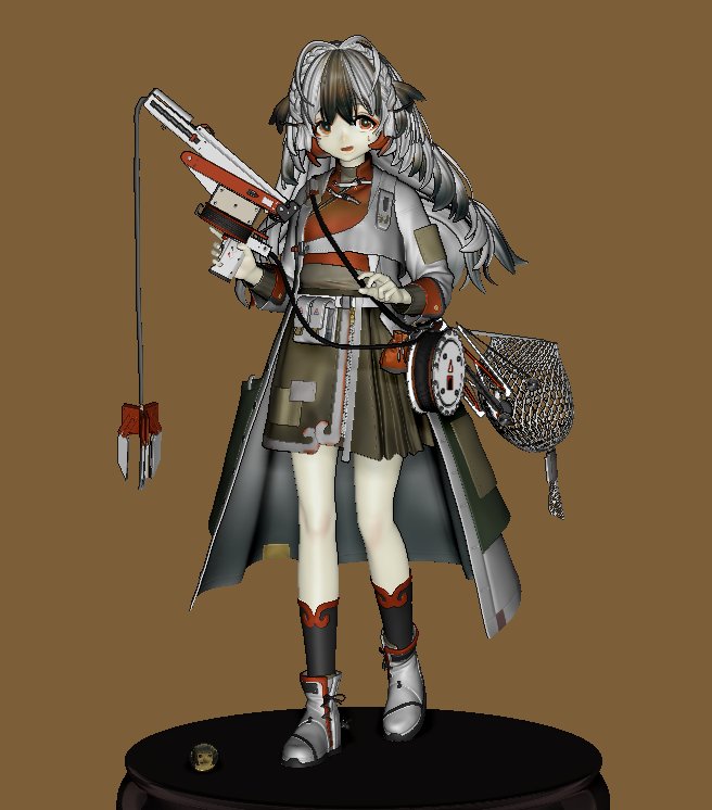 bobo7962's tweet photo. #明日方舟 #Arknights #アークナイツ #Snowsant #명일방주 #雪雉 之前做的雪雉,现在准备打印翻模,wf上海2021会出售白模 https://t.co/aRKuqCJNV7