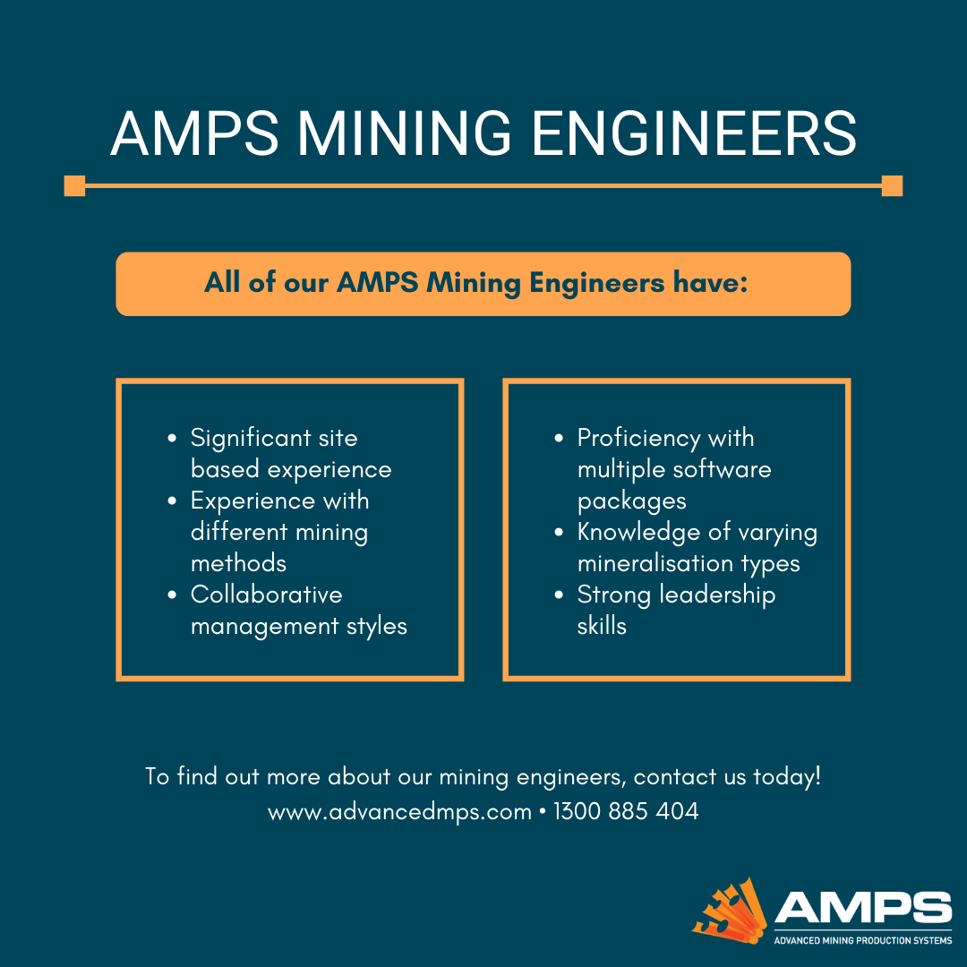 AdvancedMPS's tweet photo. AMPS provides highly skilled Mining Engineers to assist with daily drill &amp; blast requirements, planning, scheduling &amp; management of underground operations.

For more info on our Mining Engineers, contact us today!

#miningengineers #undergroundoperations

https://t.co/ouwbBc4oHN https://t.co/LoQl4vmSFD