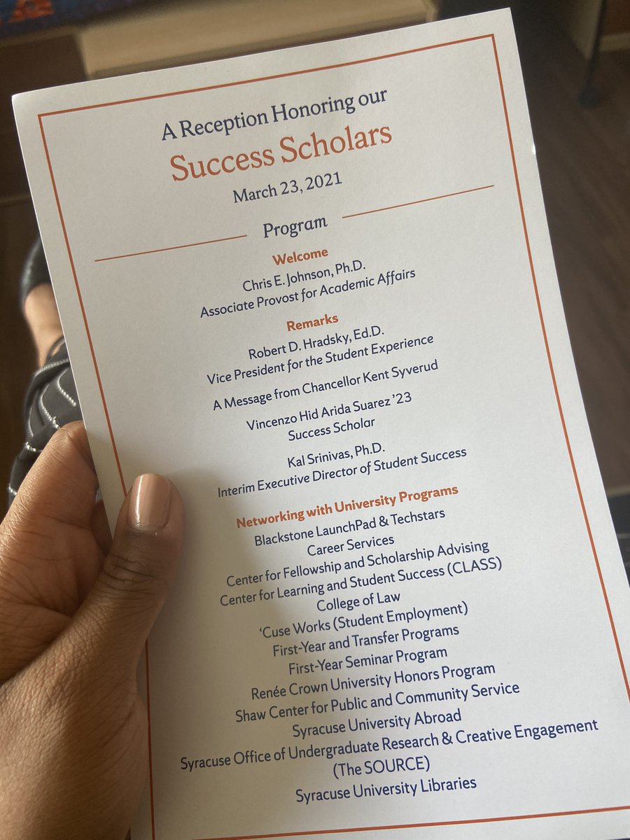 ElenaDRandolph's tweet photo. First time on the floor of the Dome๐ฅบExtremely grateful to be selected as a @SyracuseU Success Scholar๐งก๐งก https://t.co/b71ppMGnVo