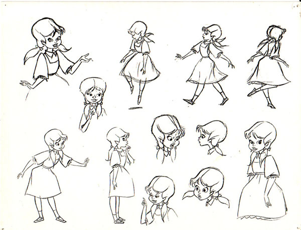 Cute designs done by Abe Levitow (I believe) for the "Off to See the Wizard" segments on ABC. 