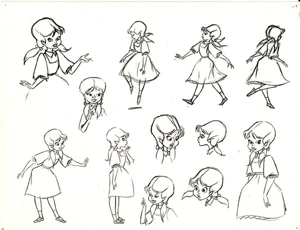 Cute designs done by Abe Levitow (I believe) for the "Off to See the Wizard" segments on ABC. 