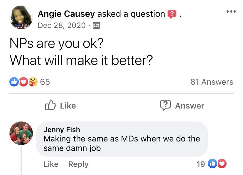 HalstedMD's tweet photo. Make no mistake - #NP's think they do your job and deserve the same pay as someone that spent a decade more in training!

#MedTwitter #MedEd #MedStudentTwitter #nurses https://t.co/17FSGU87H0