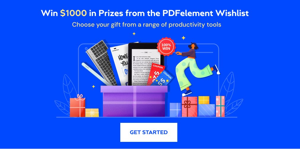 🤩[$1000 #PDFelement #wishlistgiveaway]😍
100% Chance to Win! Share More to Win More Items!
🎁Brand-new Kindle Oasis (8GB)
🎁Apple Pencil 
🎁Microsoft Ergonomic Keyboard
🎁The latest PDFelement Pro
Come join us! bit.ly/3ckrj4J
Mar. 23 - Apr. 23, 2021