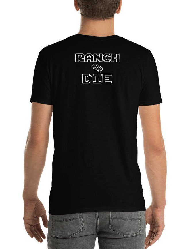 MR_TMRW's tweet photo. YOOOOO!!! RANCH GANG!! Two of the NFT PAPI “Ranch or Die” shirts are out the door! 

Re-ranch your life. In the PAPI SWAG SHOP. Link in the BIO. 👀👀👀

#ranchgang #nftpapi #reranch https://t.co/19J0r8LYDE