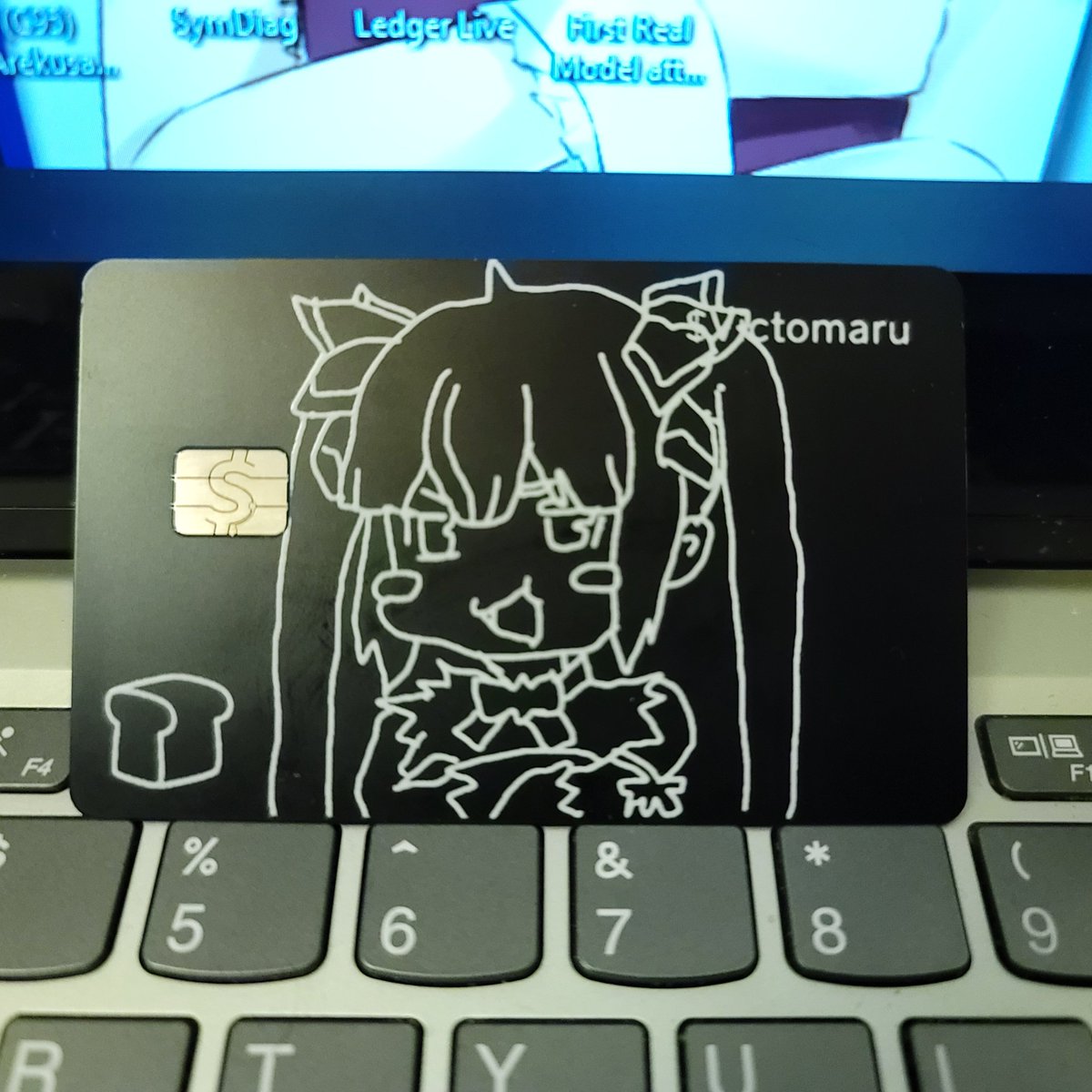 victomaru's tweet photo. idea popped in my head last week to put my #waifu on a #cashapp card and she was hard AF to draw. send me monies lol #danmachi #hestia #danmachi #anime https://t.co/bhf6vRHvR9