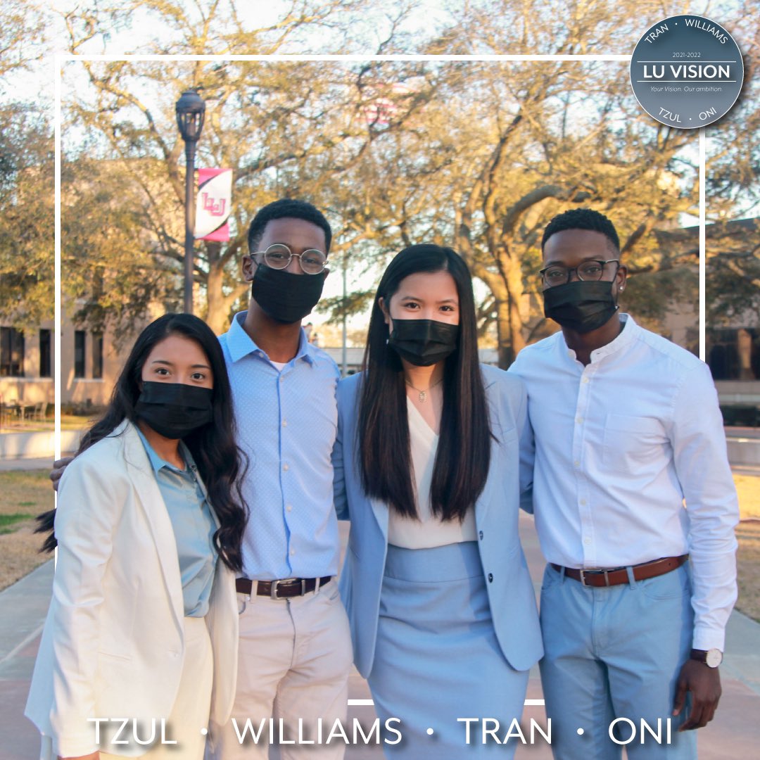 luvision2021's tweet photo. Thank you for all of your support so far! For the past two weeks, we have listened to both students and faculty and taken your concerns to heart. Be sure to vote for LU Vision tomorrow, so that we can turn your vision into reality! https://t.co/6K8hdKugVO