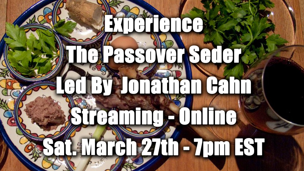 Jonathan_Cahn's tweet photo. Experience the Passover in Your Own Home!T he Lord’s Supper, Communion, &amp; Passover As Jesus Celebrated it

Led by Jonathan Cahn – Special Live-Stream Passover Night – Sat March 27th - Starts at 7pm EST Tune In On: https://t.co/R59wlKUNTH https://t.co/7mqeL3jyz5