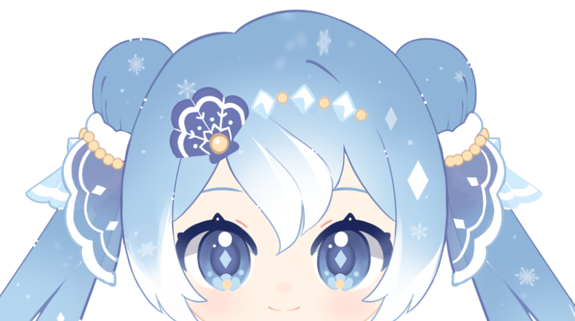 初音ミク ,雪ミク 「I'll finish this tomorrow o(-< 」|❄️Isaky❄️Working on Lalin's Curseのイラスト