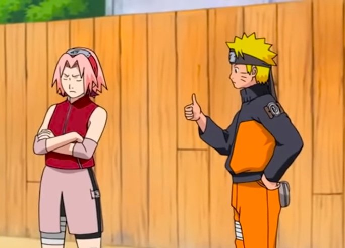 NarusakuD's tweet photo. *narusaku first interaction after a long time *
Skr: Do I look more mature?
Nrt: ?? NAH you look the same 
And this is why they did never date https://t.co/m23Y85npdN