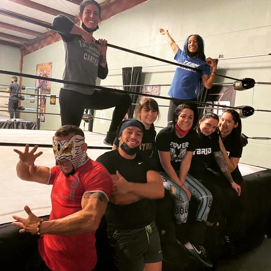 Photos: Tessa Blanchard Trains With WWE Stars Sasha Banks And Bayley 1