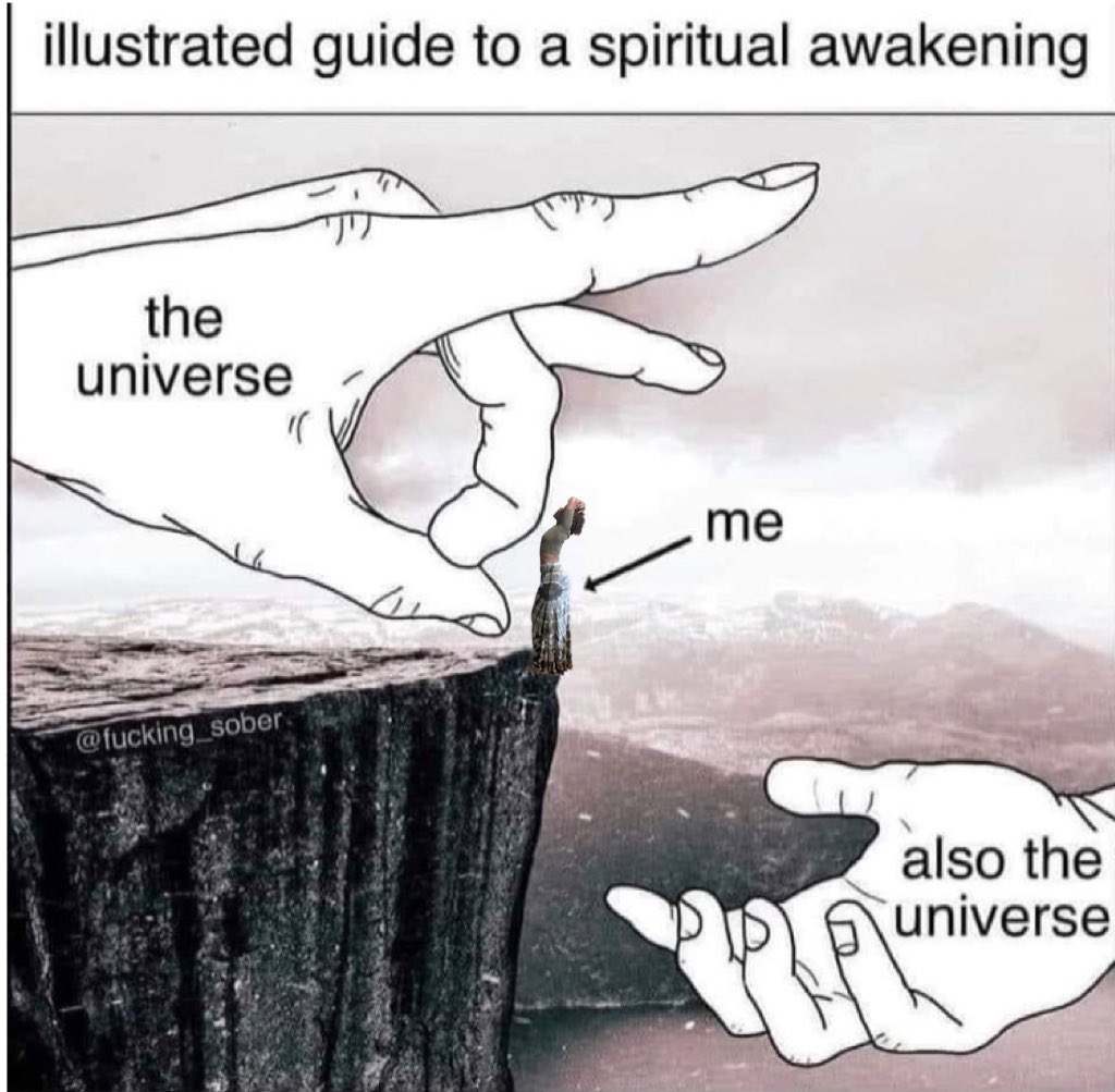 #illustratedguide to a #spiritualawakening ... I’m in the middle of one!!!  Lol. #hereigo ... not sure where I am going... but I KNOW #iam #divinelyguided & #protected so wherever I land will be #perfectforme !#givingthanksinadvance ! Maybe my #wings will pop back out! #heavenhi