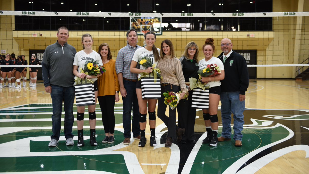 OBU_Volleyball's tweet photo. From pre-game tears to post-game cheers.

Thank you seniors.

#OnToVictory https://t.co/8fAn5hzs0r