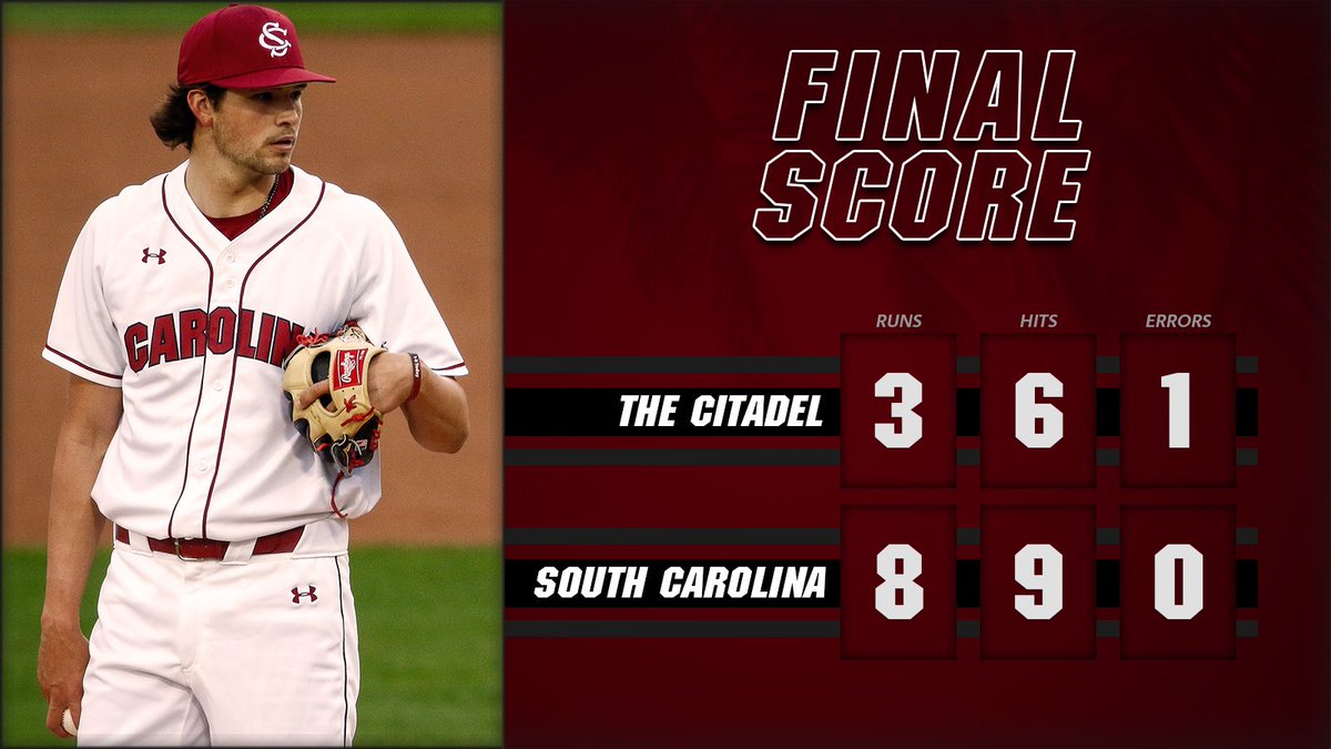 Gamecock Dubs 

WBB 🏀: 59-42 over Oregon State (Advancing to Sweet 16)

⚾️: 8-3 over The Citadel (13-6 Overall)