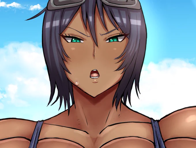 FANBOX更新しましたhttps://t.co/04Gim49k2X
水泳部の爆肉褐色筋肉娘です 