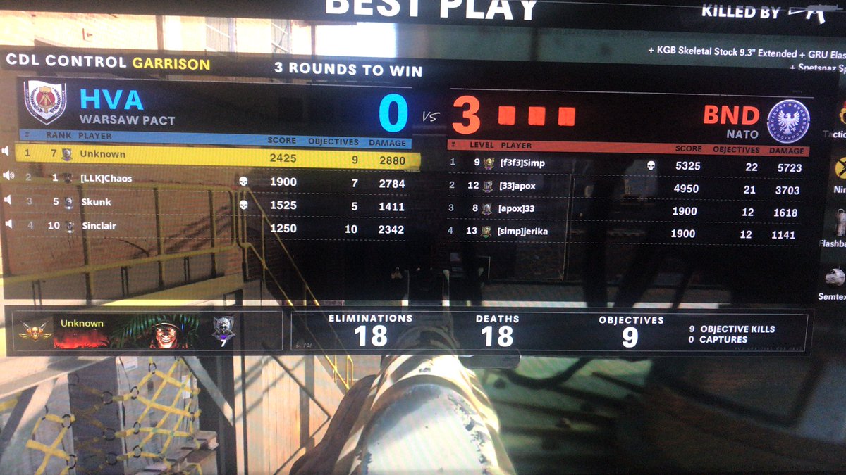 UnknownGravityz's tweet photo. Ggs @SimpXO that 90ping weren’t doing me justice 😂😭 https://t.co/aIvNH5nkBt
