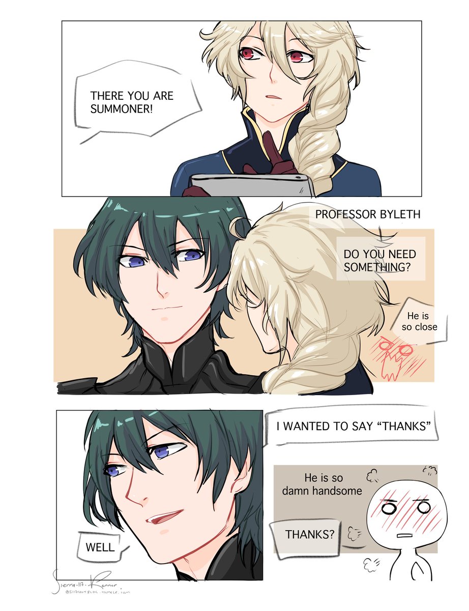Wanted to draw something stupid before continue with my commish ????? I'll been using them all a lot and I love to imagine that at least in Zenith their old versions get along really well, just like back when they were students. #FEH推し偶像 #FEHeroes #FireEmblemThreeHouses 