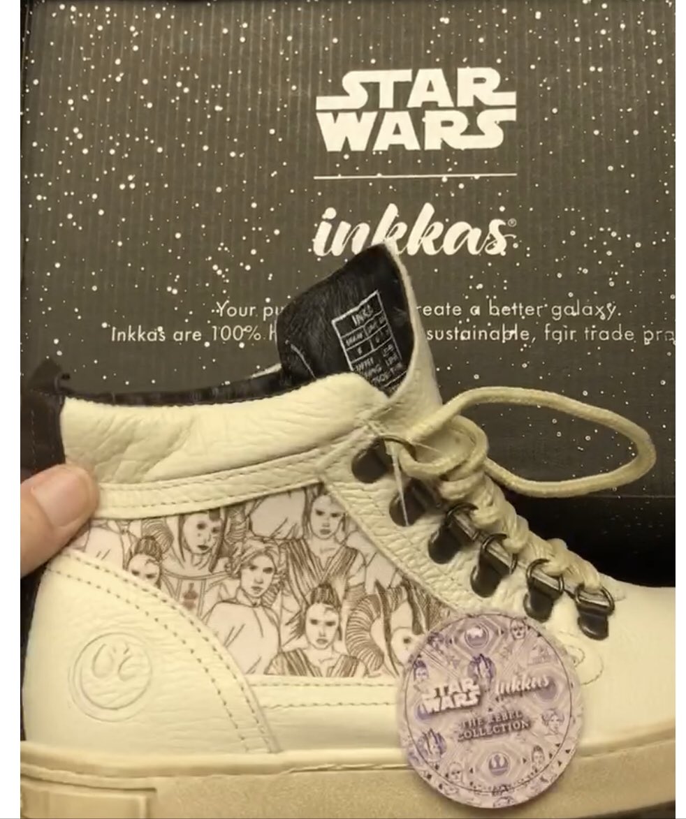 EastGlacierMT's tweet photo. My loved the designs from #Inkkas but my biggest problem with them was that they do not make 1/2 sizes. I am an 8.5, my size 9 boots were too big, my size 8 too small. I have to only wear them on days with fewer steps. #TheProfit #TeamProfit @TheProfitCNBC @marcuslemonis 🇺🇸🚀 https://t.co/ipxukn5Ppf