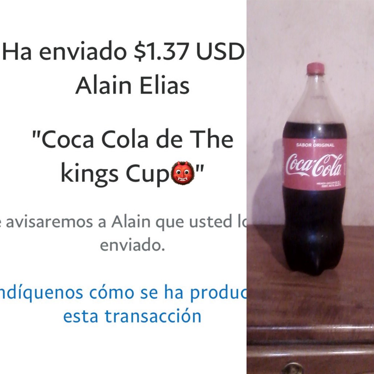 🔥CocaCola pagada a @AlanWolf1356 👹
Vayan a pedirle 😈🤣