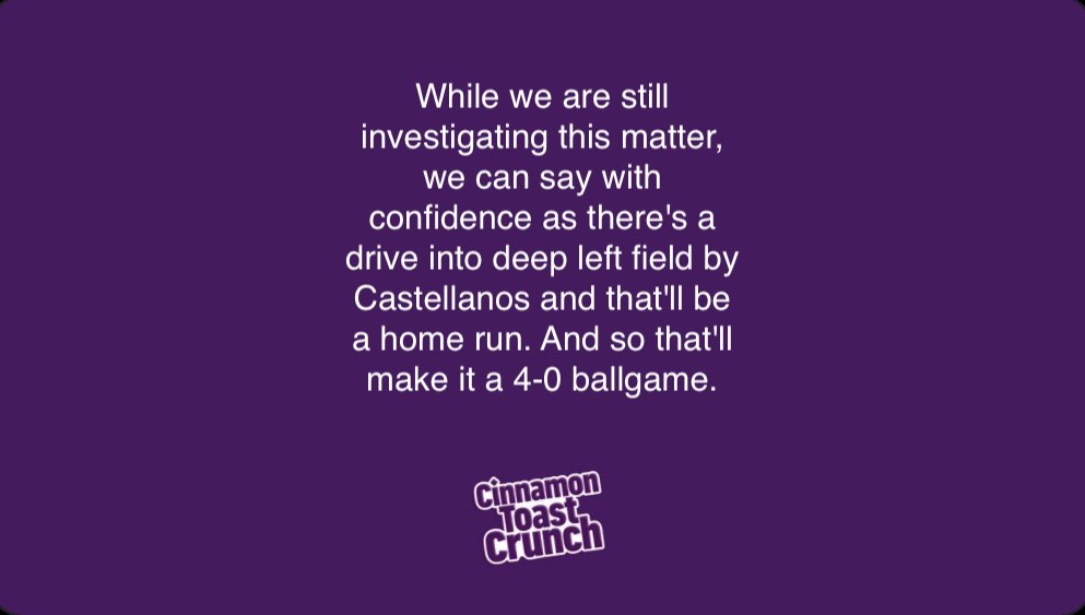 harvilla's tweet image. no one can make me stop doing this