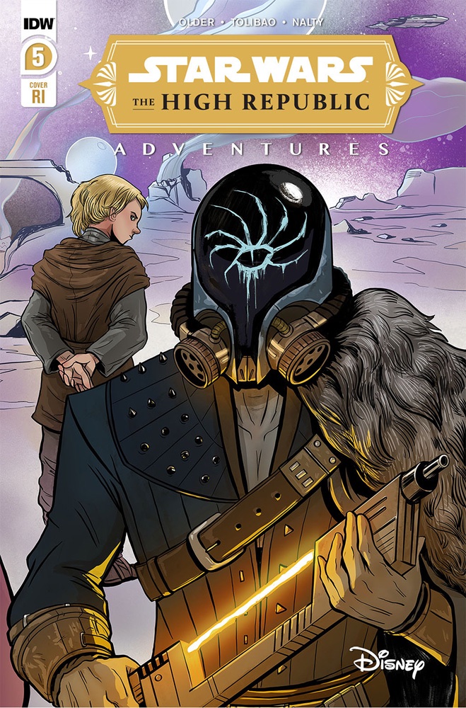 drunkwooky's tweet photo. Yael Nathan’s 1:10 variant cover to Star Wars Adventures #5! @ylnathan @djolder #starwars #starwarsthehighrepublic #marchionro #krix #eyeofthenihil #thehighrepublic #idwpublishing @IDWPublishing #starwarscomics https://t.co/5YjxuO6EzS