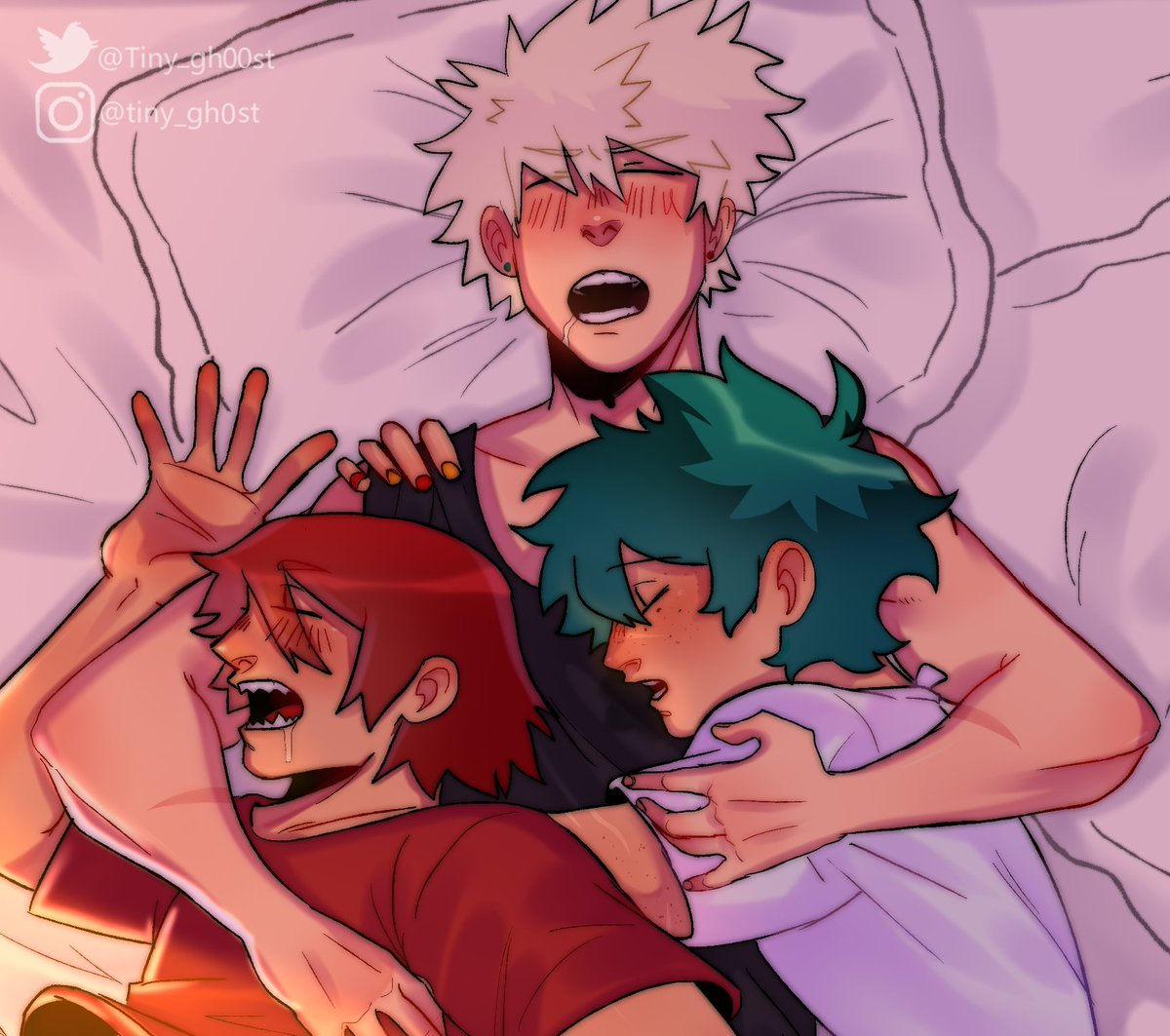 ...cutest thing I've ever drawn 🥺 💖 #kiribaku #KiriDeku #bakudeku #k...