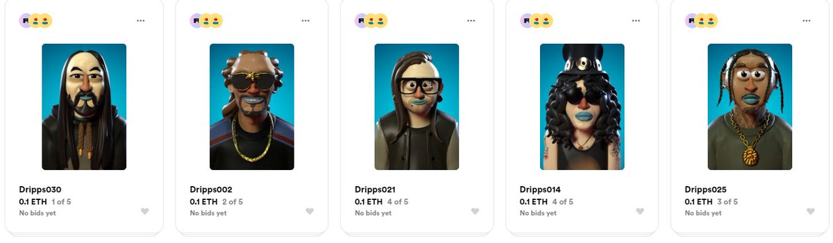 GetDripps's tweet photo. Thank you so much to the community for supporting the project! Today we sold-out on 3 pieces and a few almost gone to better hands ♥️
https://t.co/J1VhmOS7vI

#NFTs #NFTcommunity #Cryptoart #Music #Rarible @rariblecom @opensea https://t.co/SABV6tiDk1 https://t.co/TDAA0Wuc9L