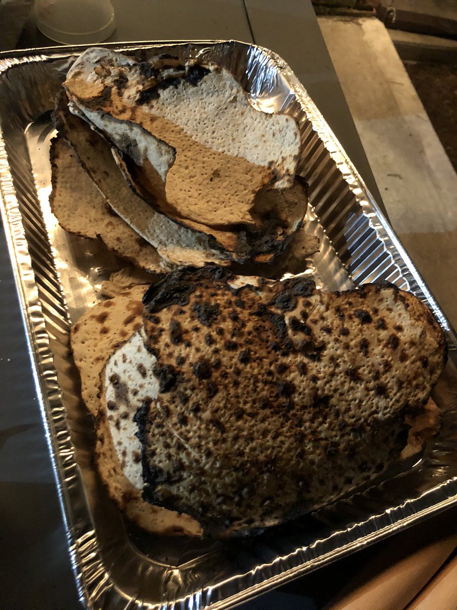 Preparing for Pesach with a late night Matzo bake. #Passover