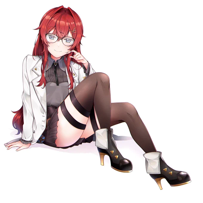 ロング・白衣・メガネ
#絵ンジュ 