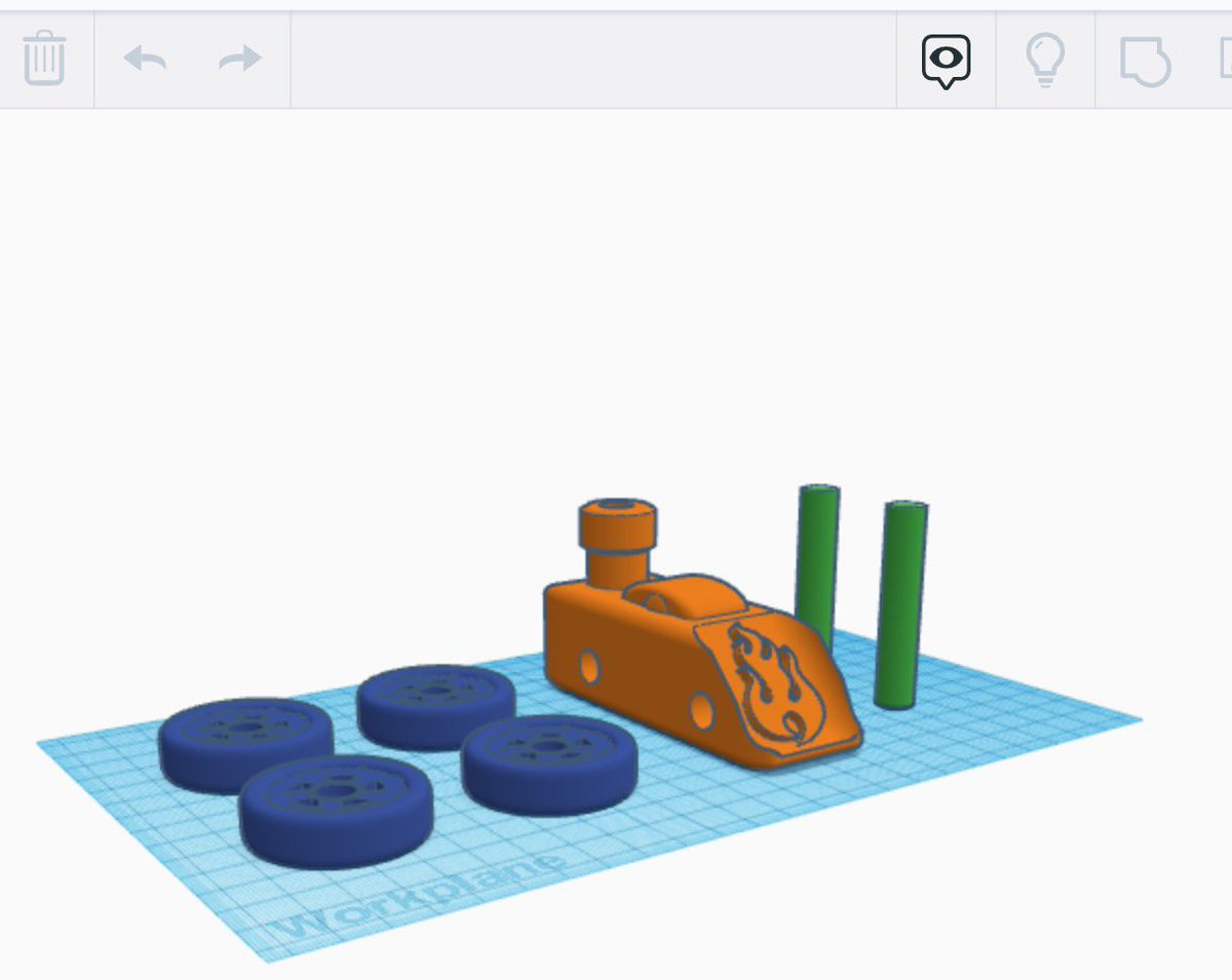 HighDeeGee's tweet photo. Build a balloon racer with Tinkercad and fusion 360... #Tinkercad #3dprinting https://t.co/mIFsbD4NA9